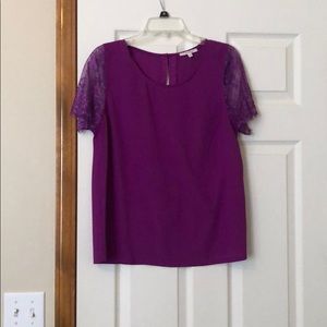 Purple/lace shirt